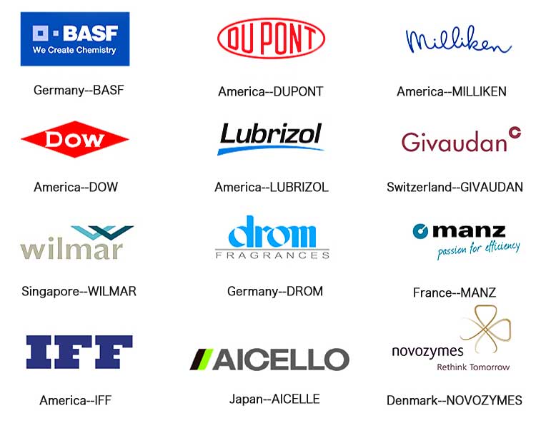 Raw material suppliers