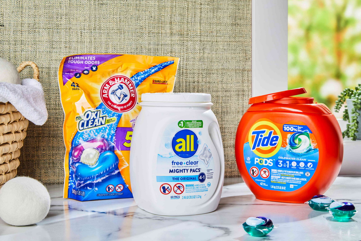 3 primary best laundry pods