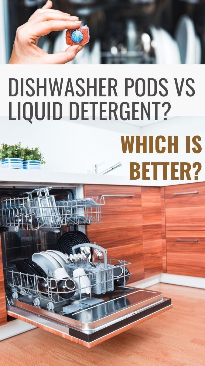 Dishwasher Pods vs Liquid Detergent