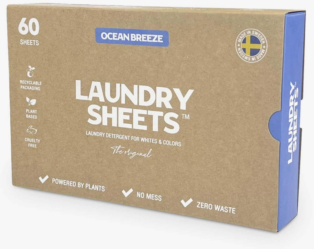 laundry sheets ocean breeze 60 sheets