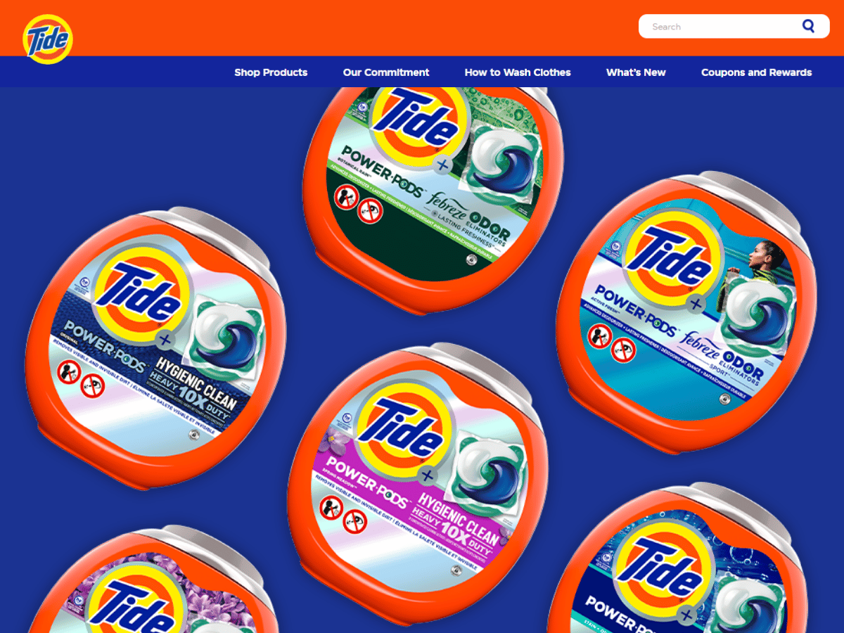tide laundry detergent pods manufacturers