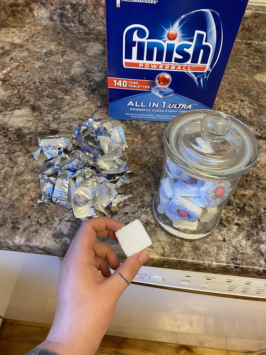 finish dishwasher tablets