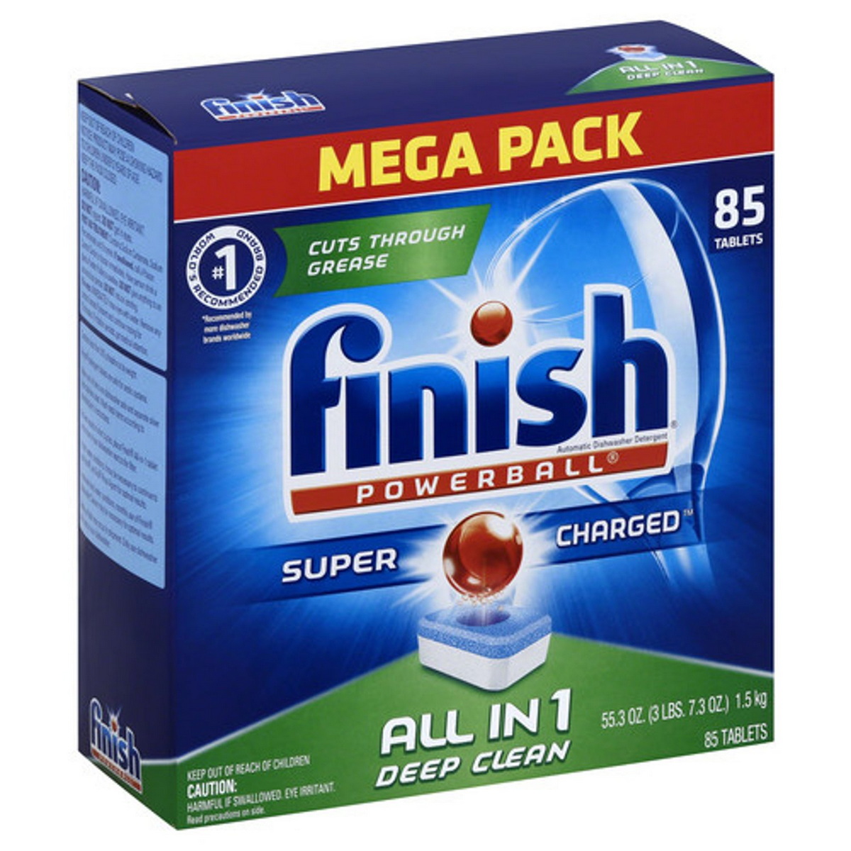 finish all in 1 deep clean dishwasher tablets