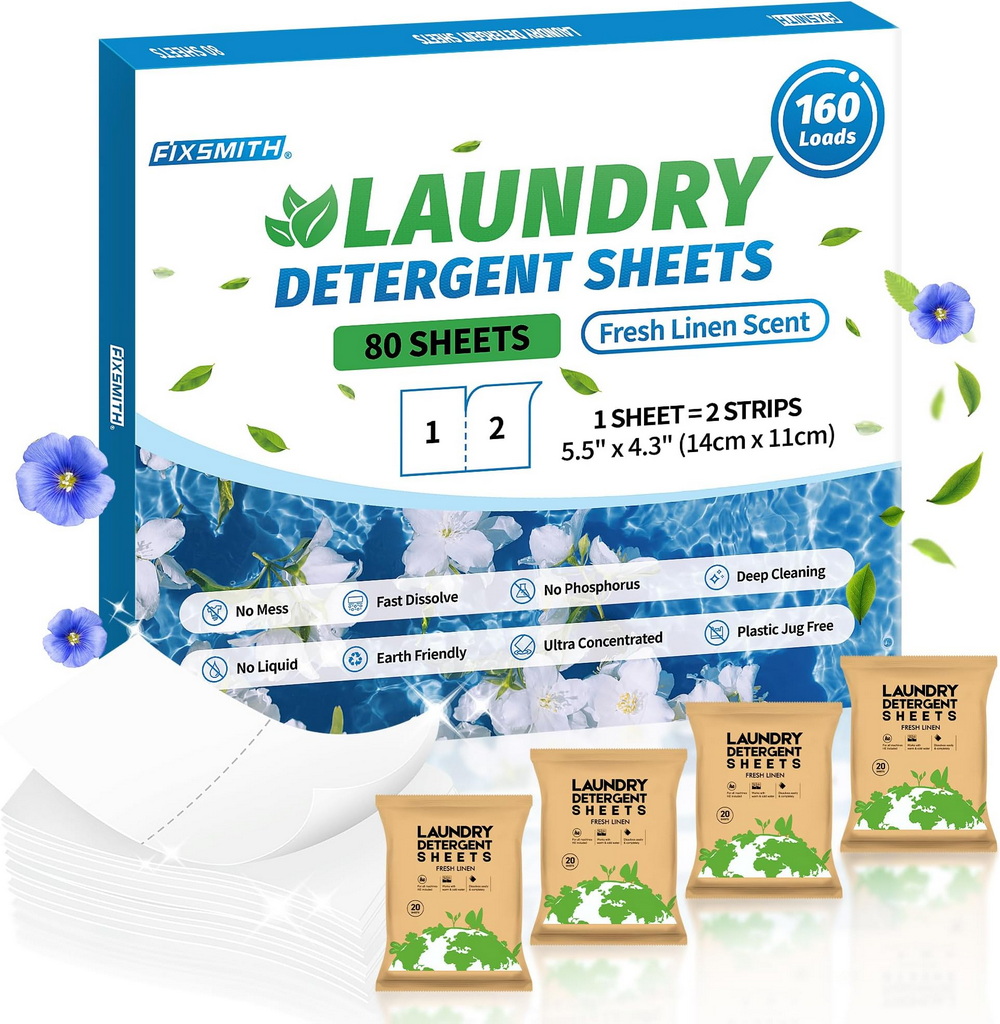 fixsmith laundry detergent sheets