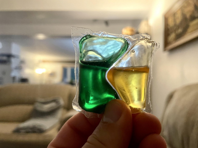 What Part of A Tide Pod Is Laundry Detergent