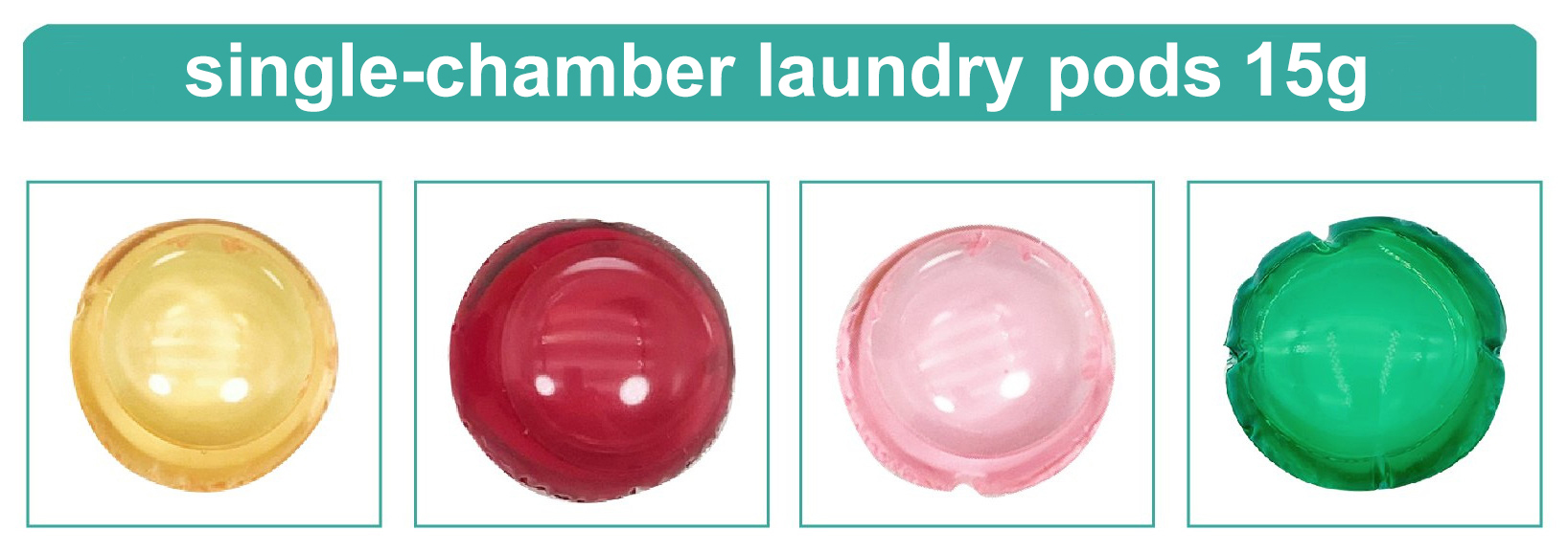 single-chamber laundry pods 15g
