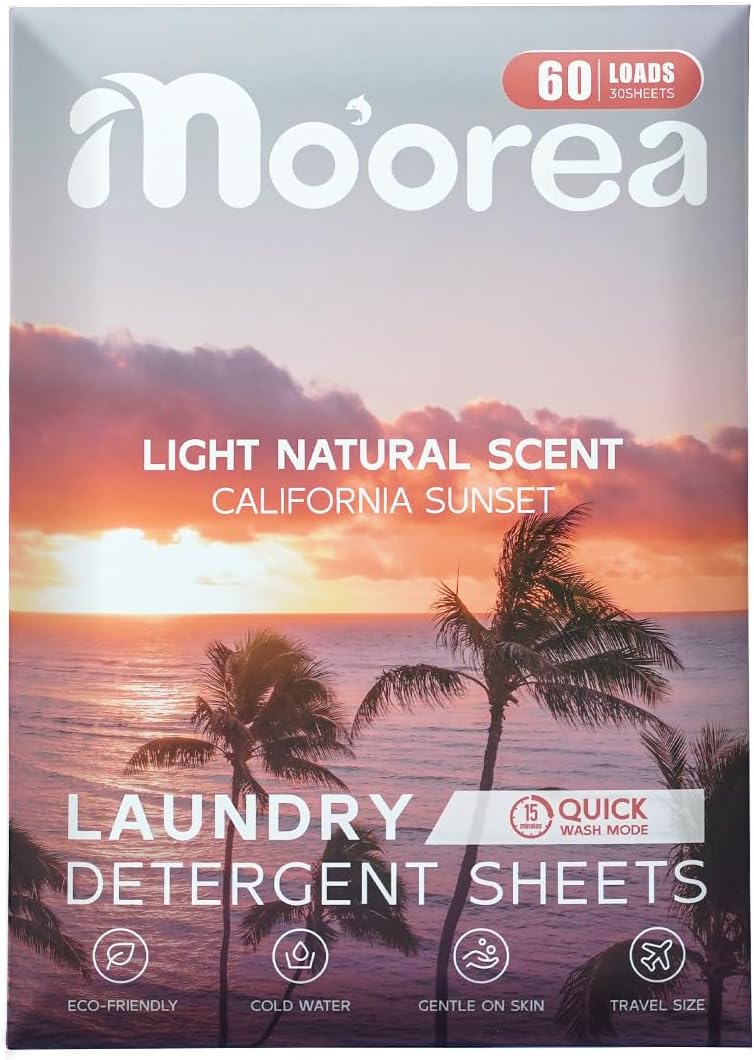 Moorea Laundry Detergent Sheets