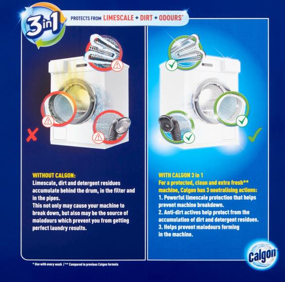 Where Do You Put Calgon Tablets in Washing Machine