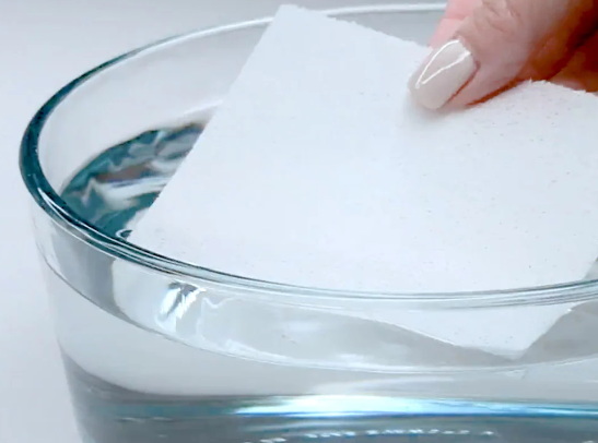How To Make Dissolvable Laundry Sheets איך להכין גיליונות כביסה מפיצים
