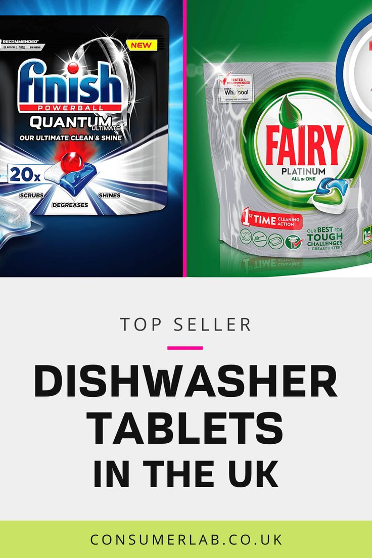 top seller dishwasher tablets in the UK