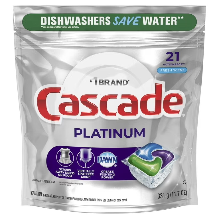 What Is in Cascade Dishwasher Pods