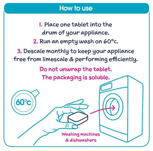 How To Use Limescale Tablets in Washing Machine 1