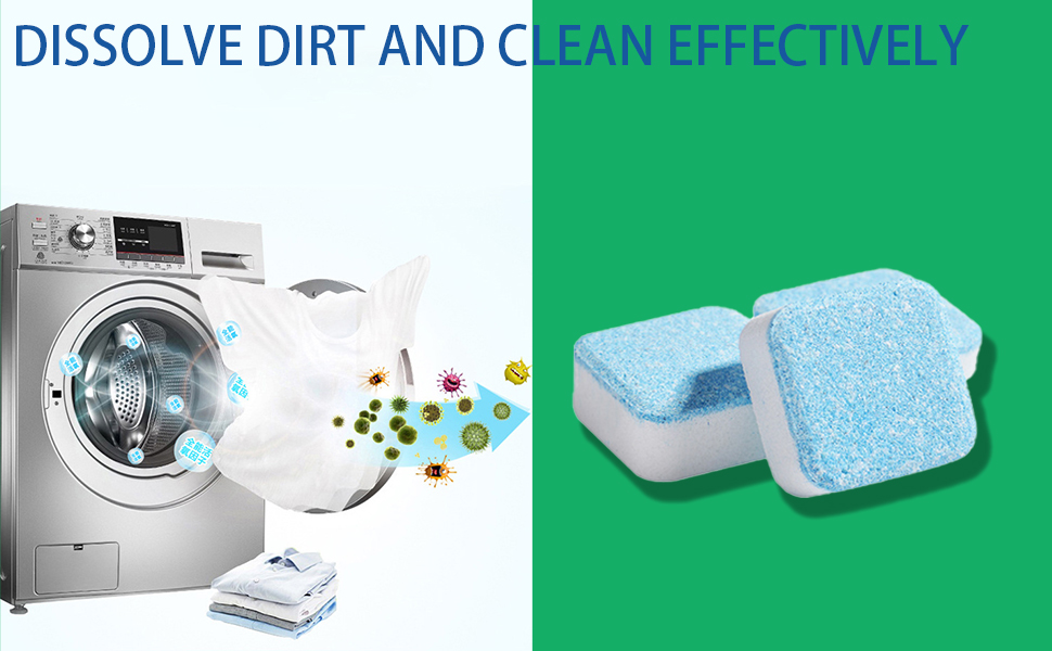 Washing Machine Cleaner Tablets 8-0