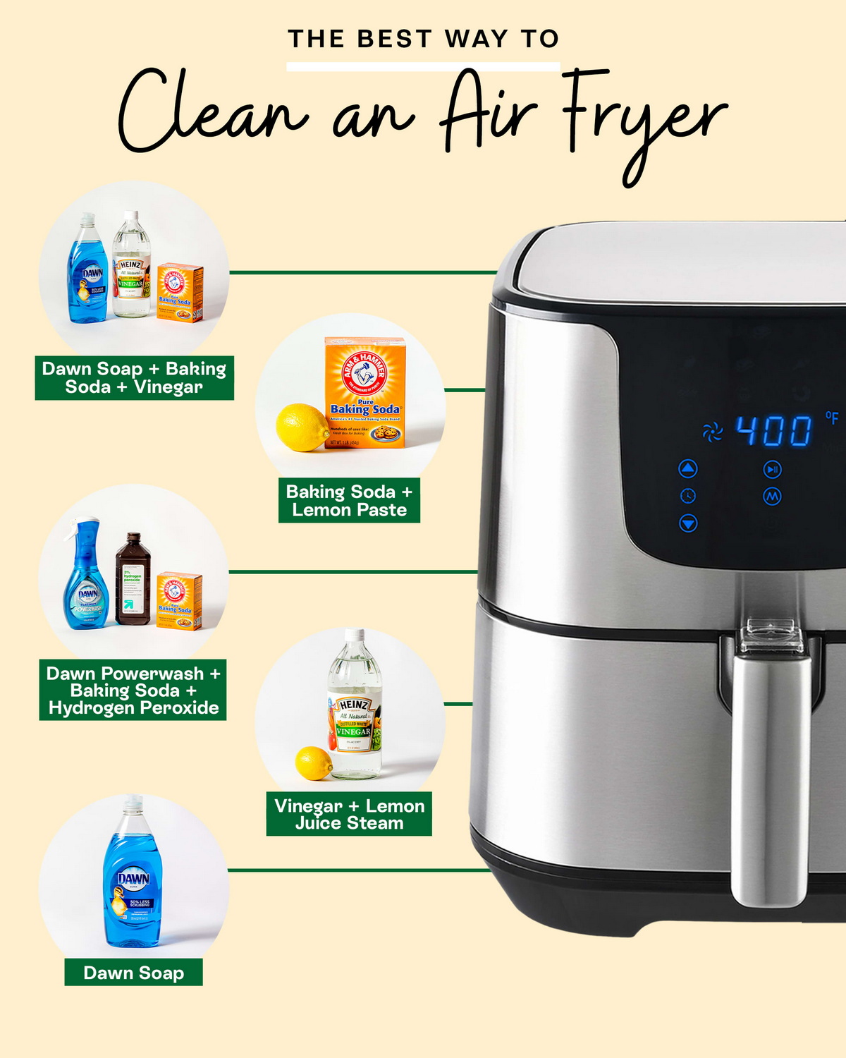 Cleaning Showdown air fryer updated