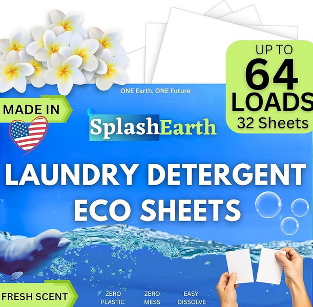 Eco-Friendly Laundry Sheets