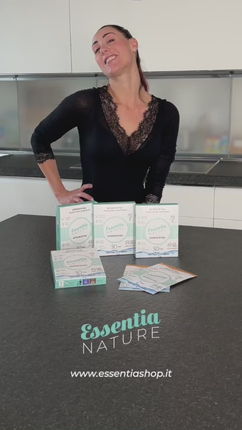 Folha de detergente para lavanderia Essentia