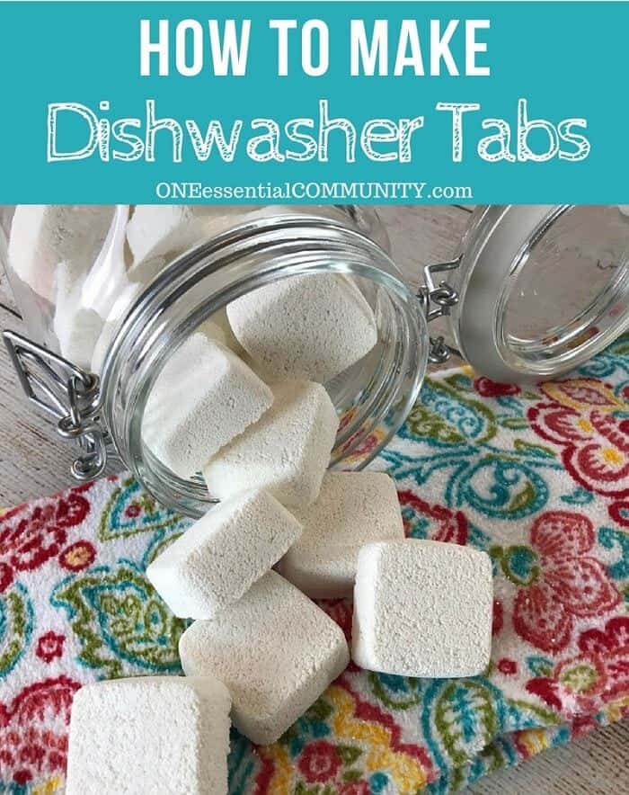 how to make dishwasher tabs