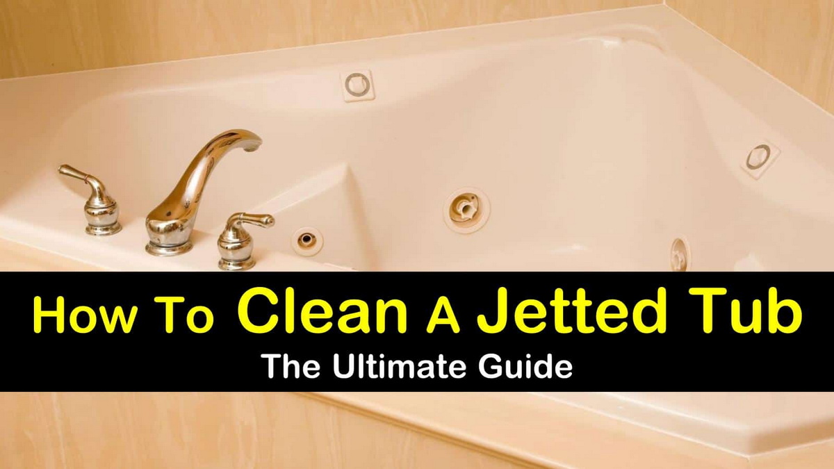 how to clean a jetted tub