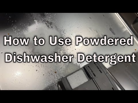 How To Use Dishwasher Powder?