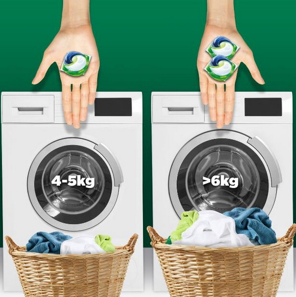 Use Ariel 3in1 Pods in Washing Machine 1