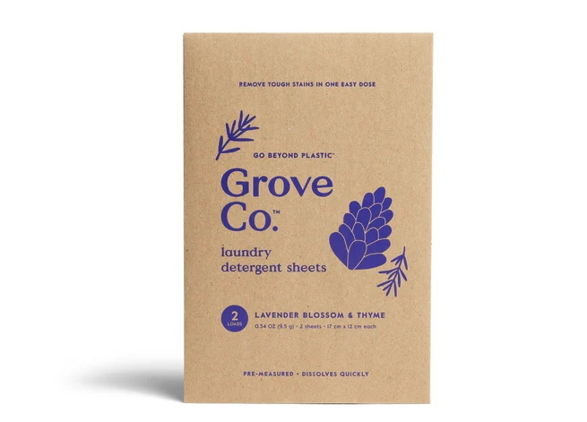 Grove Waundry Sheet Ingredients Origin