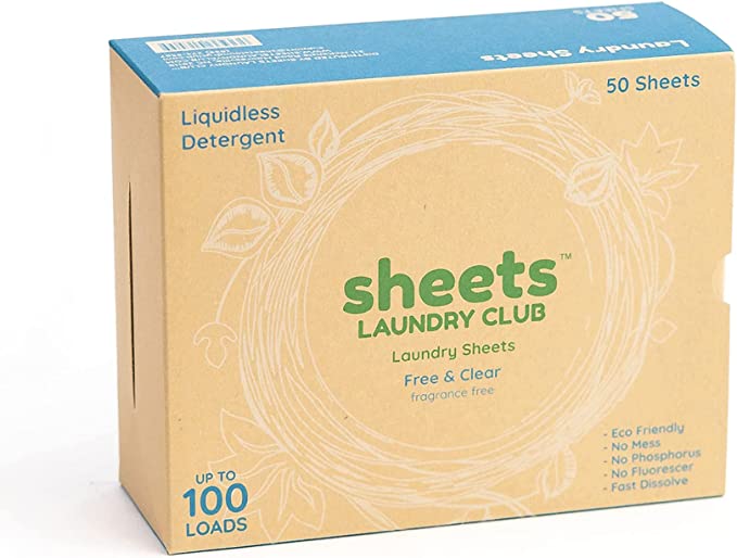 liquidless ditergent laundry sheets