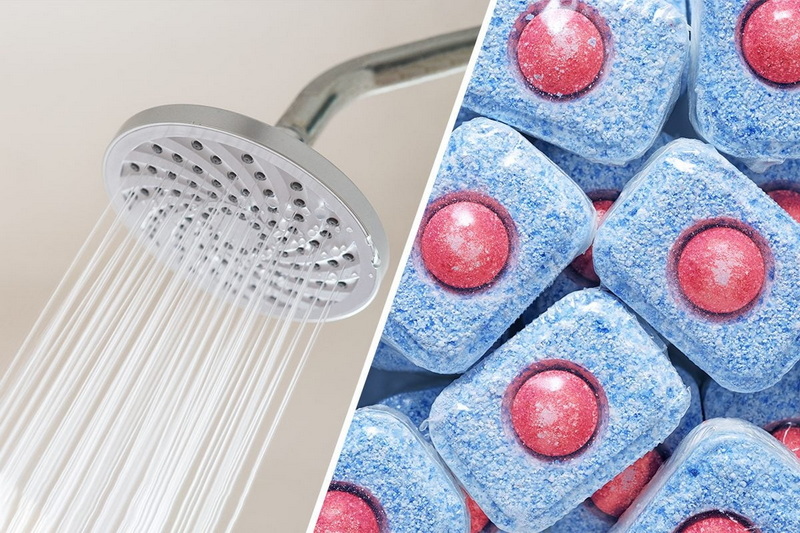 How To Use Dishwasher Pods To Clean Shower