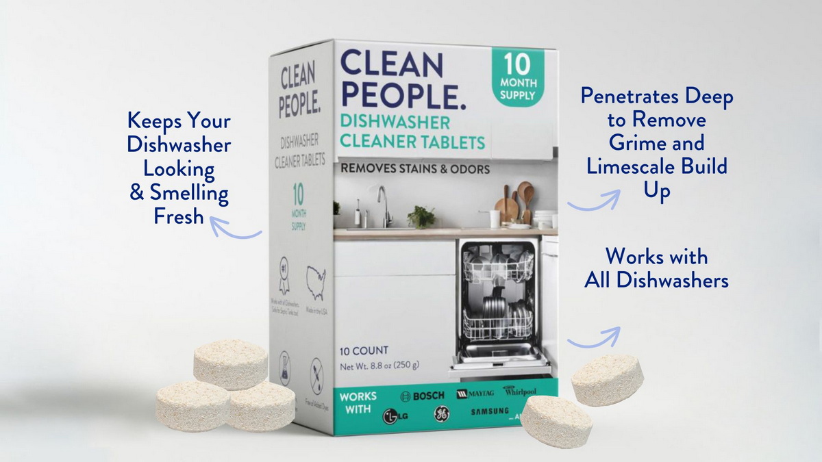 Dishwasher Cleaner Tablet Hero