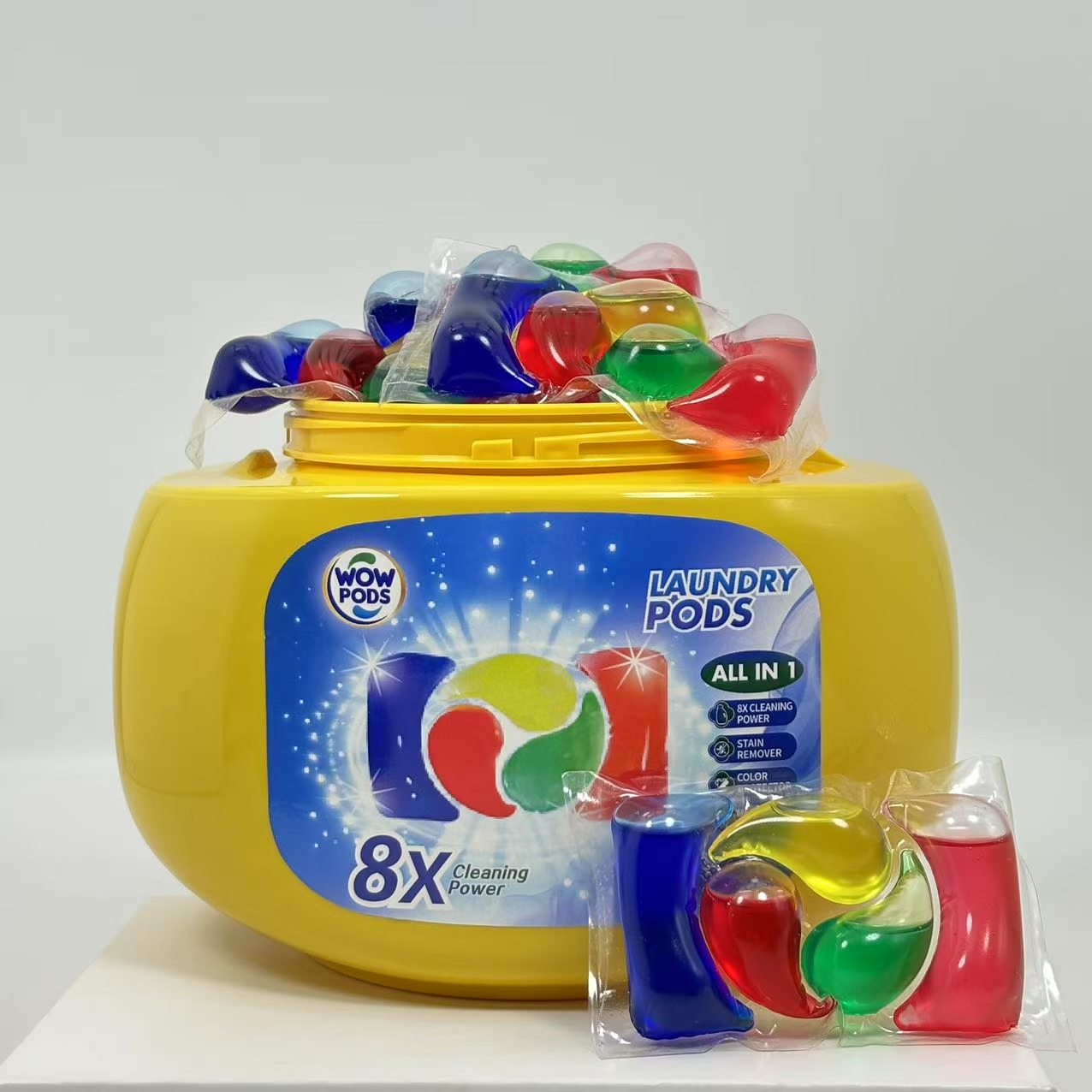5-in-1 laundry pods 15g, 18g, 20g